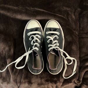 Vintage Converse Black and White Sneakers
